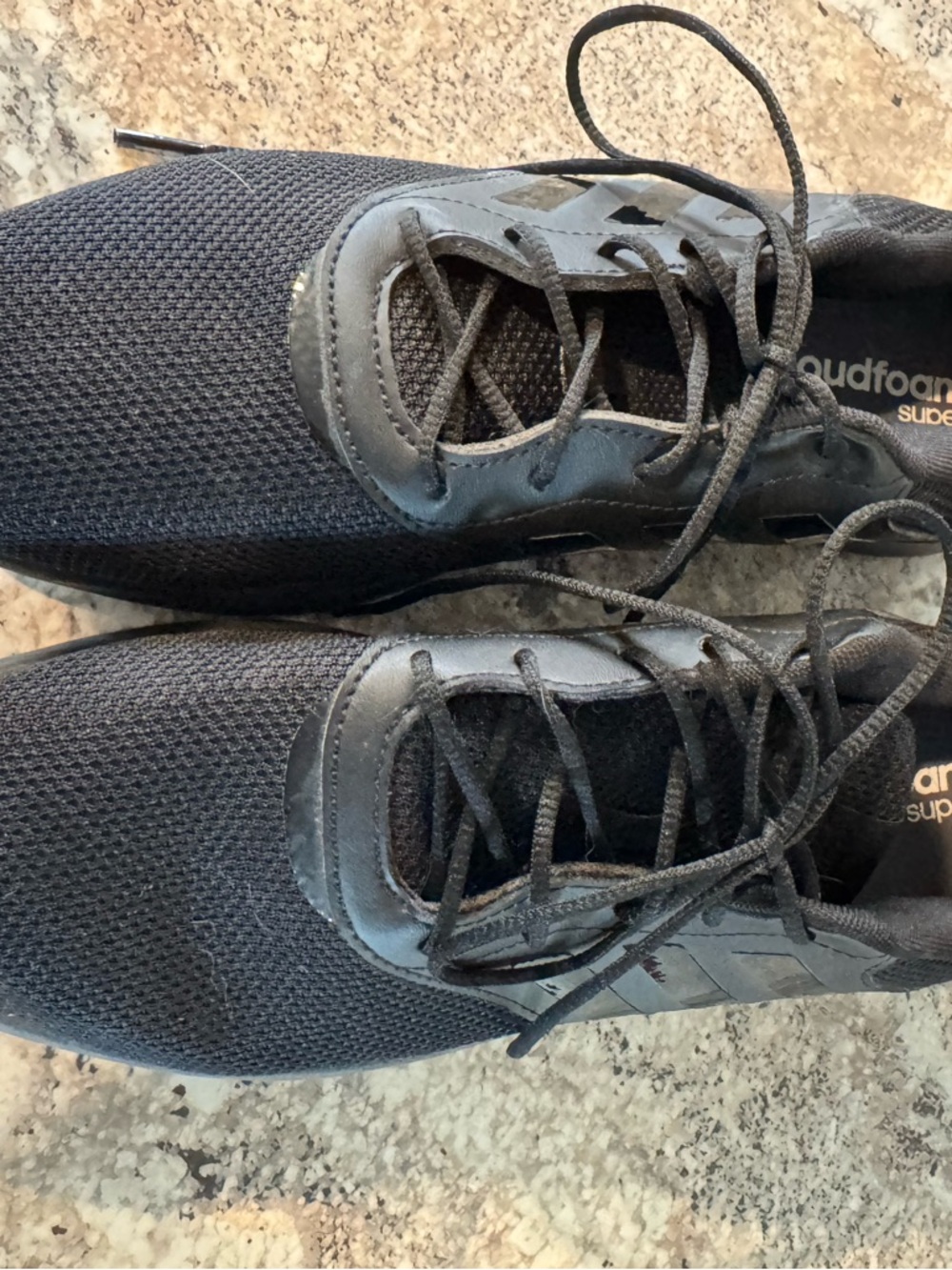 adidas Men's Black Athletic Running Sneakers